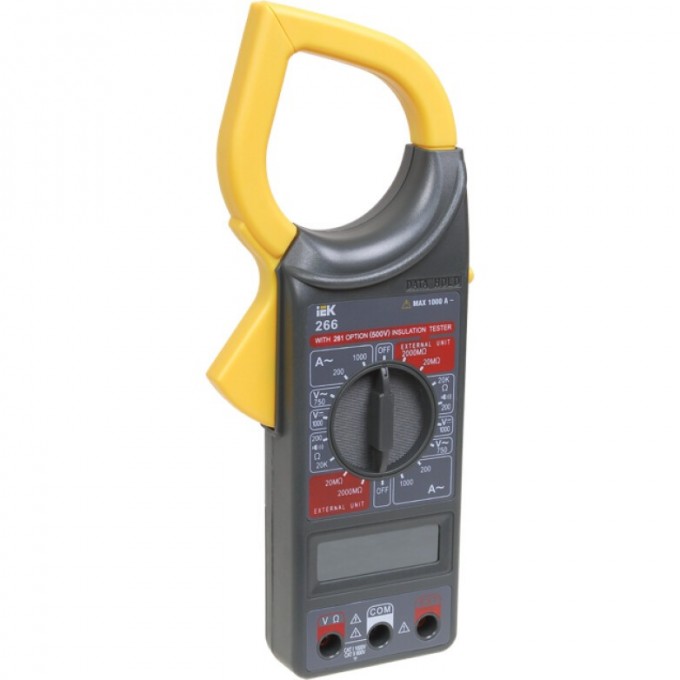 Клещи токоизмерительные IEK EXPERT 266 - TCM-1S-266 Клещи токоизмерительные IEK EXPERT 266 - TCM-1S-266