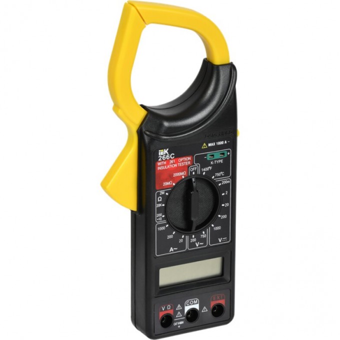 Клещи токоизмерительные IEK EXPERT 266C - TCM-1C-266 Клещи токоизмерительные IEK EXPERT 266C - TCM-1C-266