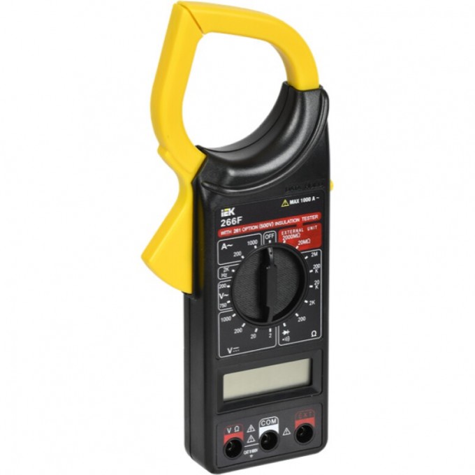 Клещи токоизмерительные IEK EXPERT 266F - TCM-1F-266 Клещи токоизмерительные IEK EXPERT 266F - TCM-1F-266