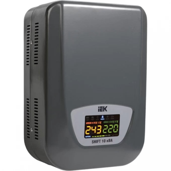 Стабилизатор напряжения настенный IEK SHIFT 10кВА - IVS12-1-10000 Стабилизатор напряжения настенный IEK SHIFT 10кВА - IVS12-1-10000