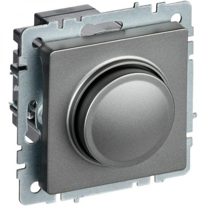 Светорегулятор IEK BRITE пов-наж. 600Вт СС10-1-0-БрС сталь BR-D20-0600-K46 Светорегулятор IEK BRITE пов-наж. 600Вт СС10-1-0-БрС сталь BR-D20-0600-K46