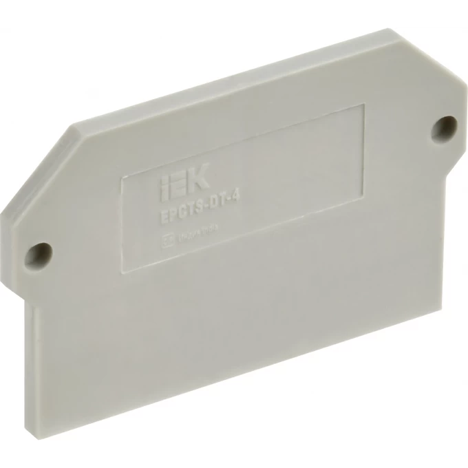 Заглушка IEK для CTS-DT 4мм2 серая YCT15-04-K03-004-ZGL Заглушка IEK для CTS-DT 4мм2 серая YCT15-04-K03-004-ZGL